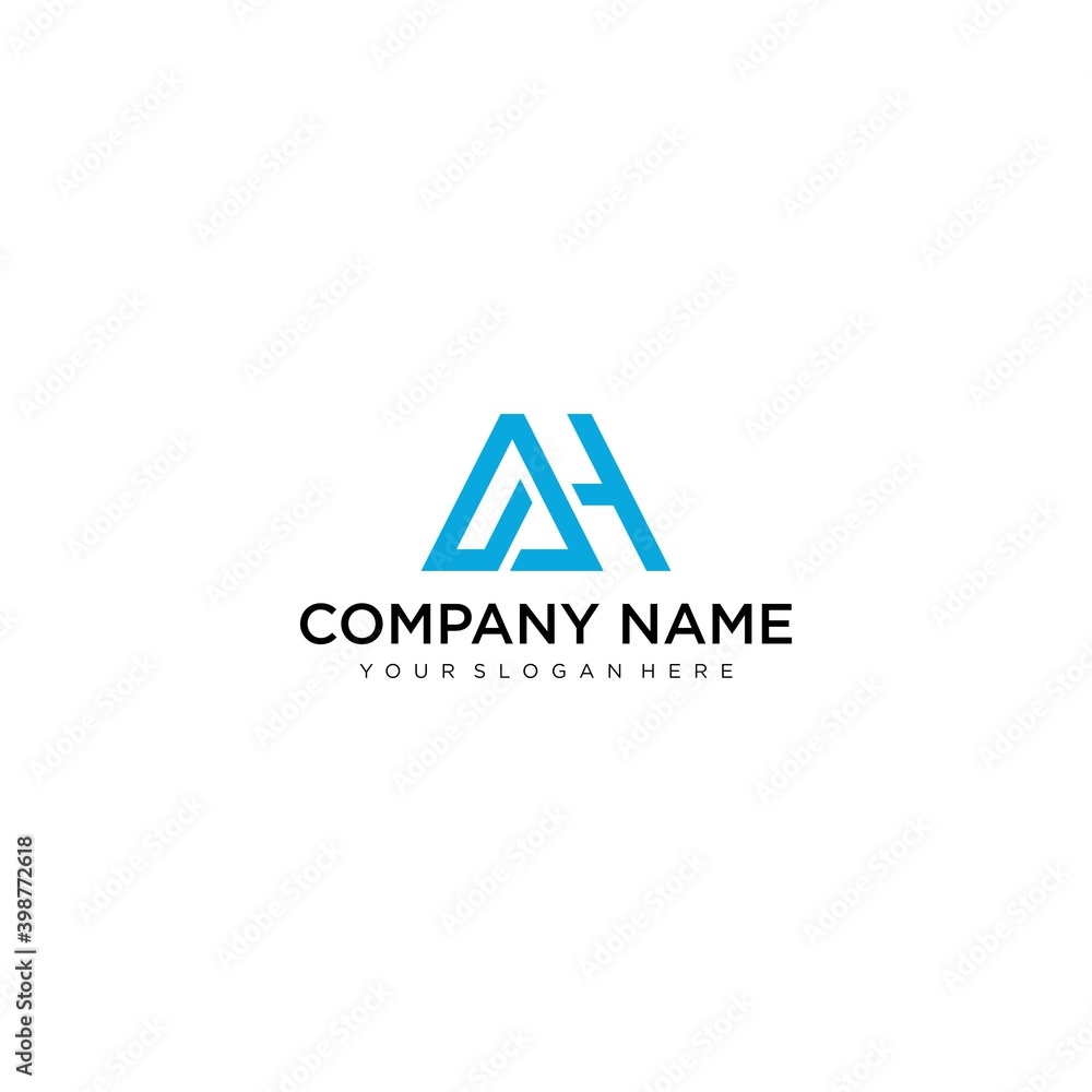 Initial AH Letter Logo Design Vector Template. Monogram and Creative Alphabet AH Letters icon Illustration. Initial AH Letter Logo Design Vector Template. Monogram and Creative Alphabet AH Letters icon Illustration.