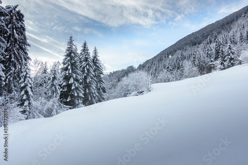 Winterlandschaft in den weihnachtlichen tiroler Bergen © by paul