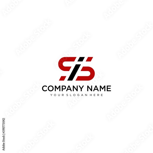 Letter SI line logo design. Linear creative minimal monochrome monogram symbol. Universal elegant vector sign design. Premium business logotype. Graphic alphabet symbol for corporate business identity