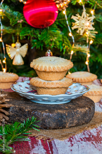 Traditional Christmas mince pies