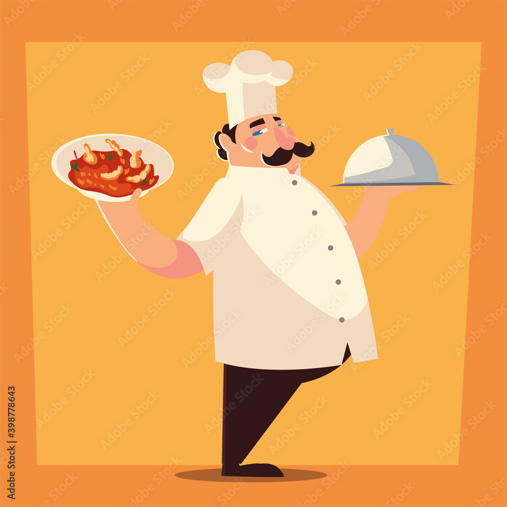 chef preparing food soup dish service restaurant chef preparing food soup dish service restaurant