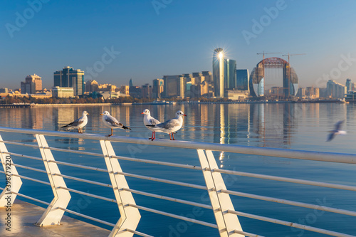 Early morning on the seasid...