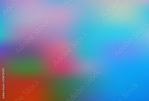 Light Blue, Yellow vector glossy abstract layout.
