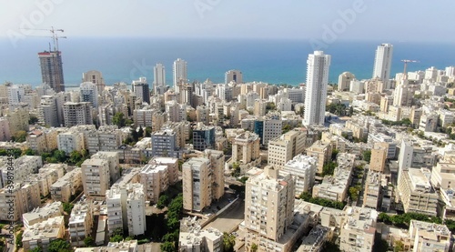 Photography Netanya, Israel from a bird's eye view