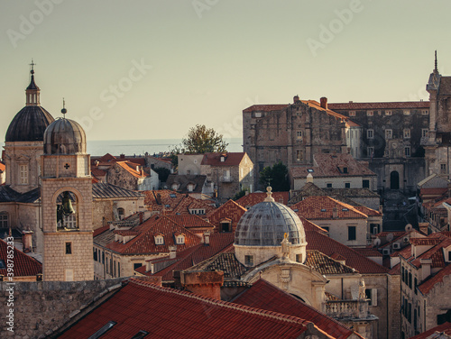 Wallpaper Mural a city with red roofs Torontodigital.ca