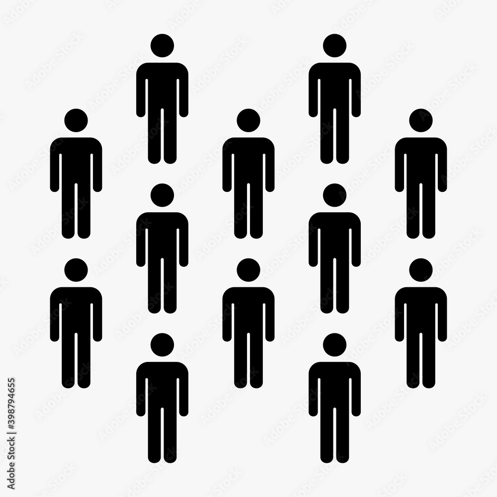 group of people illustration vector,man icon. group of people illustration vector,man icon.