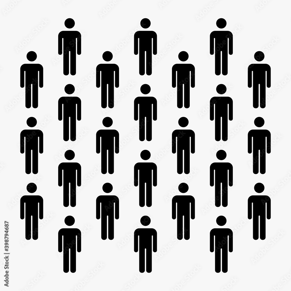 group of people illustration vector,man icon. group of people illustration vector,man icon.