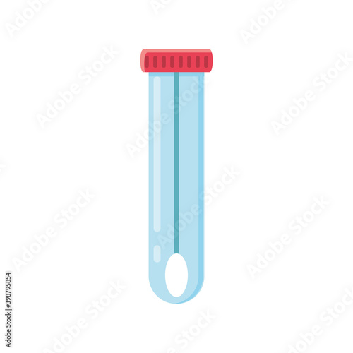 medicinal chemistry test tube with swab sample