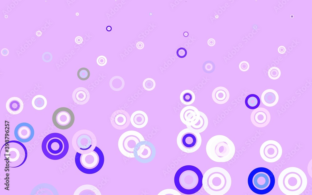 Light Purple, Pink vector backdrop with dots. Light Purple, Pink vector backdrop with dots.