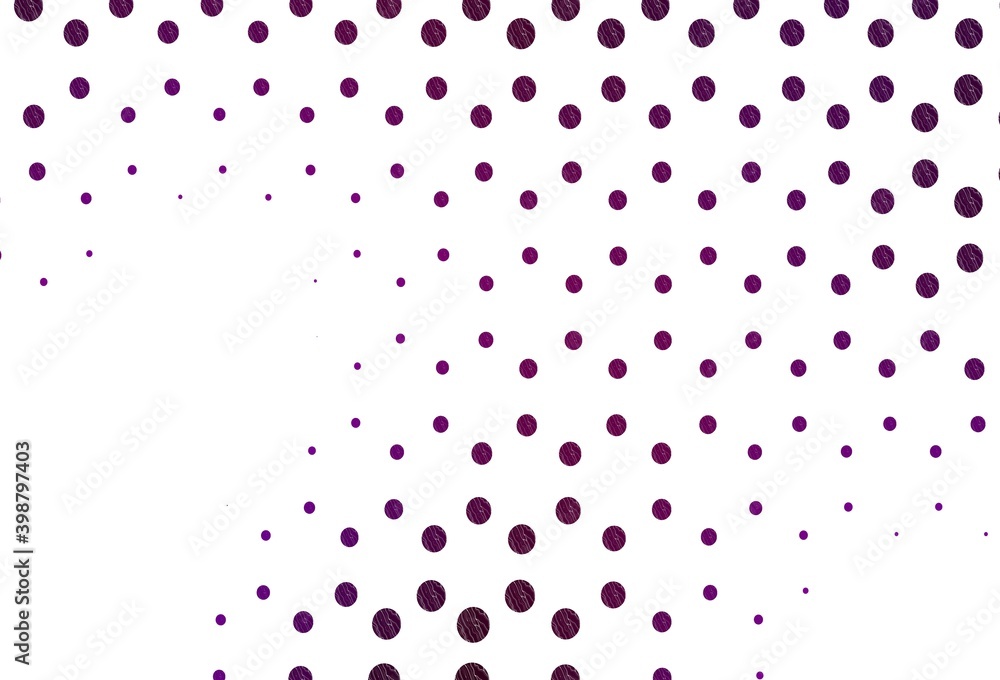 Light purple vector cover with spots.