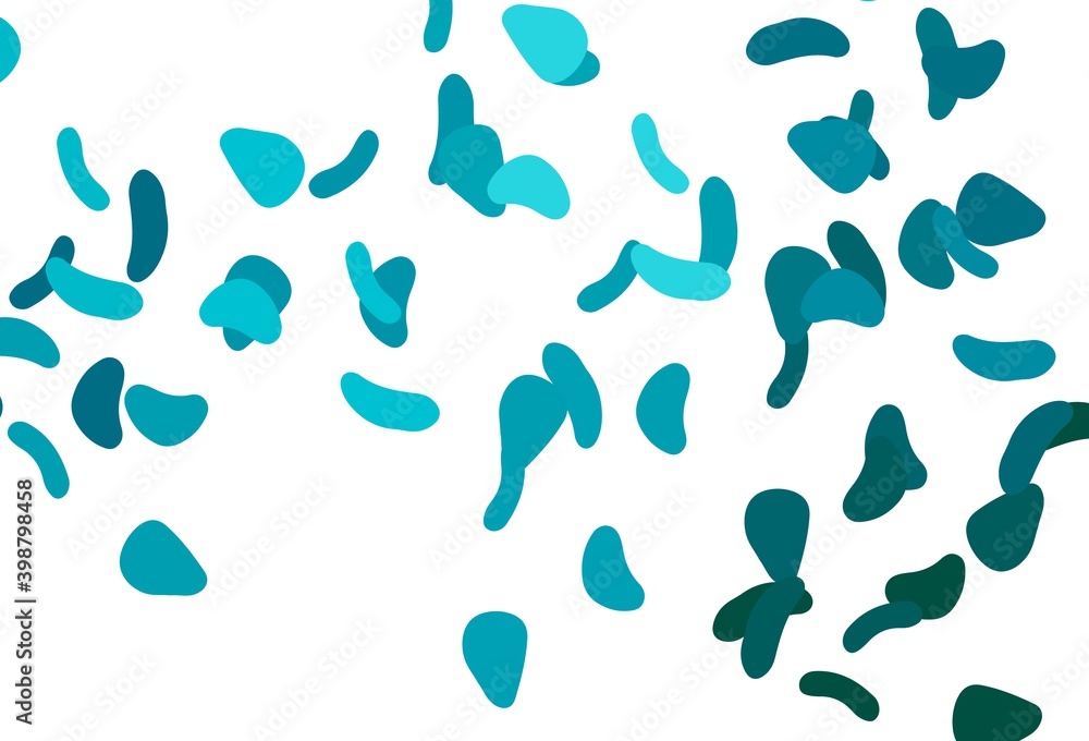 Light BLUE vector texture with random forms. Light BLUE vector texture with random forms.