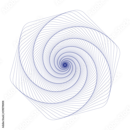 Vector Guilloche elements for certificate or diploma and currency design