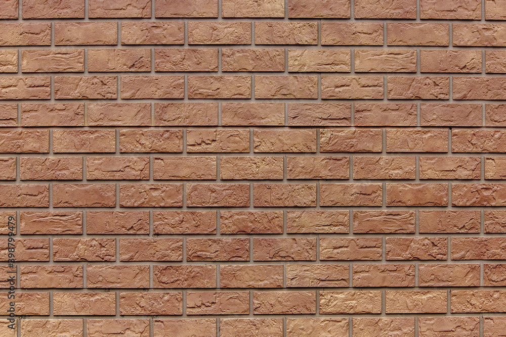 Brick texture. Orange background. Brown wallpaper for designer. Rectangular photo. Brick texture. Orange background. Brown wallpaper for designer. Rectangular photo.