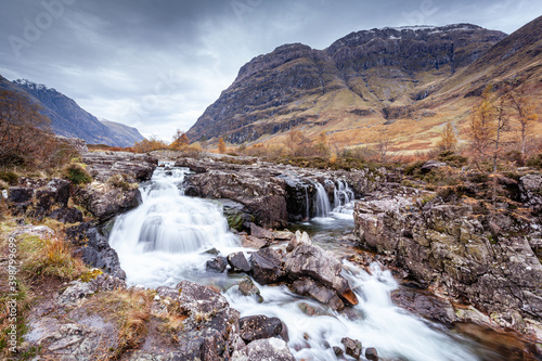 Coe River Waterfall Glencoe Scotland