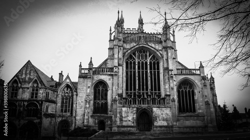 Famous Gloucester Cathedral in England - travel photography © 4kclips