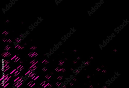 Dark Pink vector pattern with narrow lines.