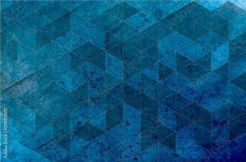 Blue grunge surface, concrete wall texture background.