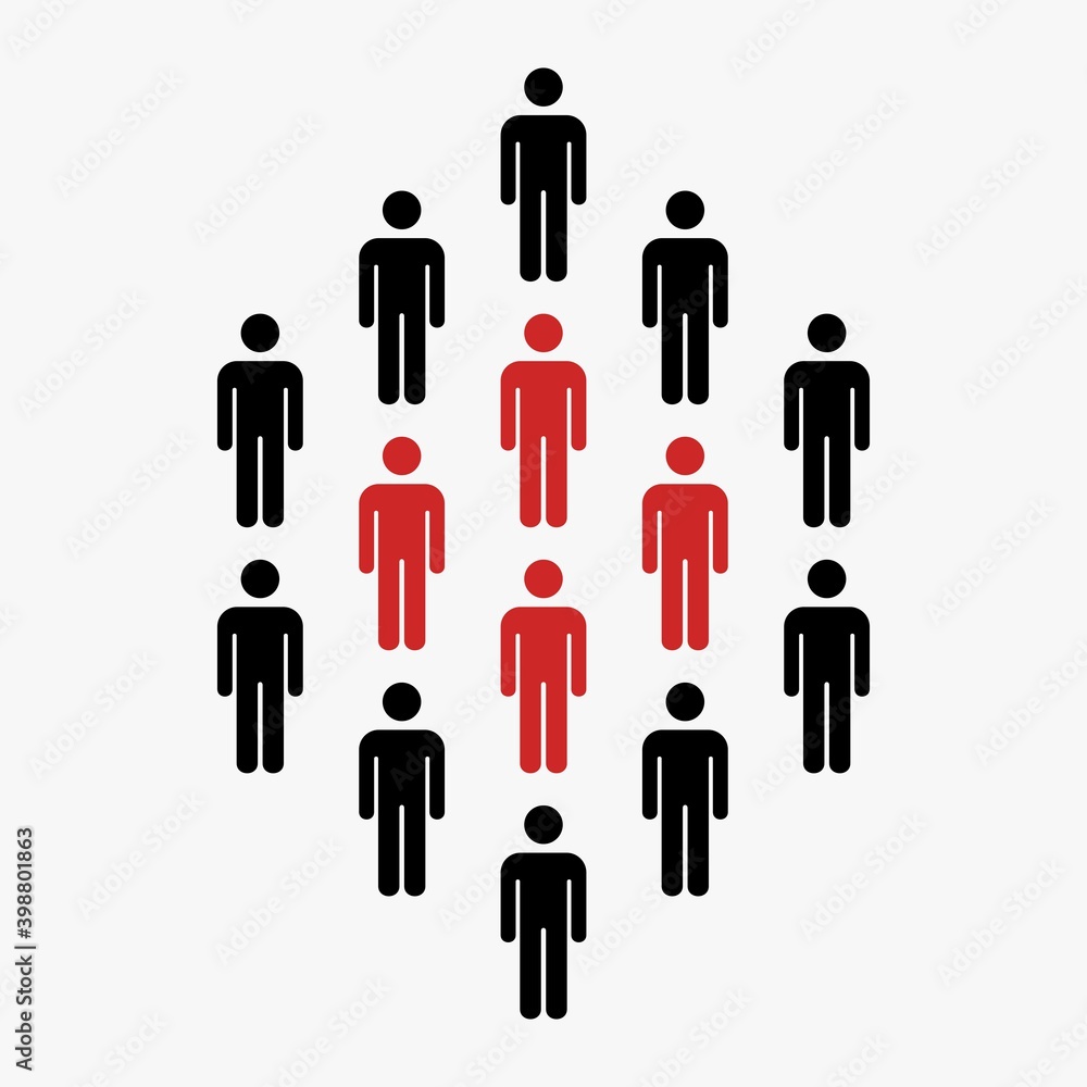group of people illustration vector,man icon. group of people illustration vector,man icon.