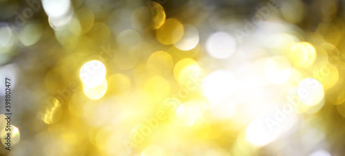Unfocused festive background of fashionable yellow illuminating color. Color trends for 2021, grey and yellow illuminating.