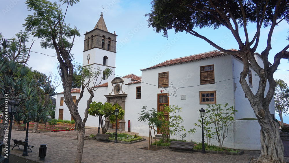 San Marcos Catholic Church, Parroquia Matriz de San Marcos Evangelista in Icod de Los Vinos, Tenerife, Canary Islands, Spain   