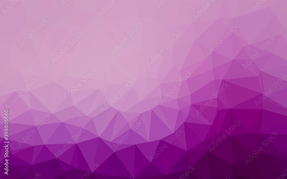 Light Purple vector low poly cover. Creative illustration in halftone style with gradient. Template for a cell phone background. Light Purple vector low poly cover. Creative illustration in halftone style with gradient. Template for a cell phone background.