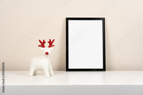 reindeer and photo frame
