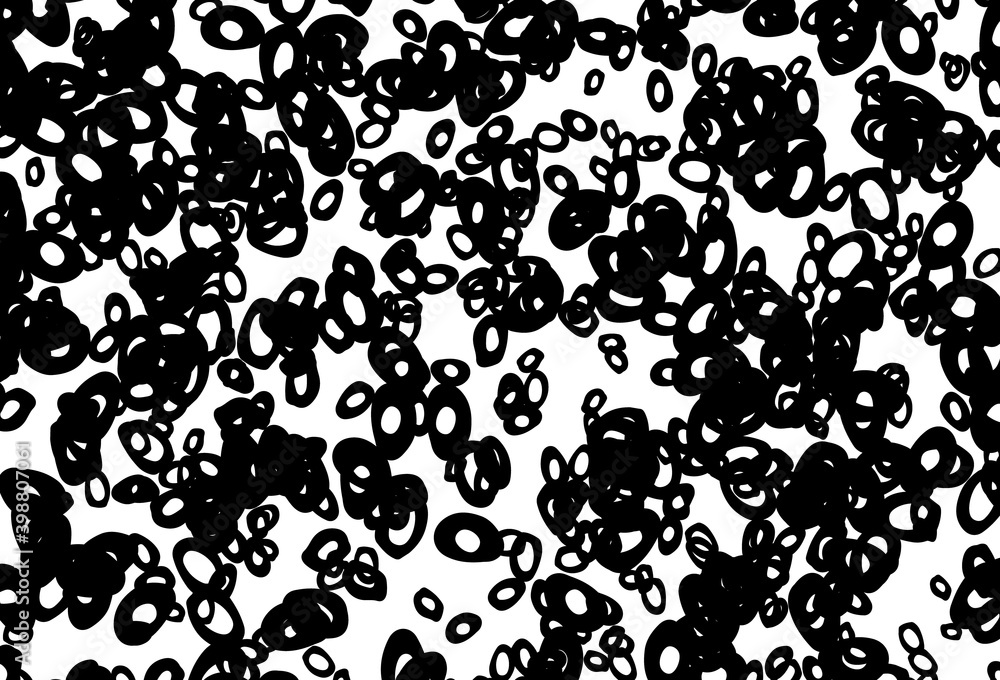 Black and white vector texture with disks. Black and white vector texture with disks.