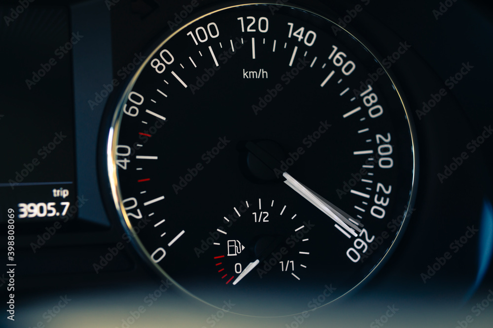 excessive speed indicating vehicle speed indicator.