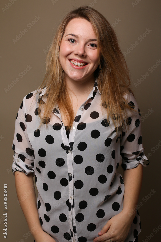 Portrait of a beautiful young woman Portrait of a beautiful young woman
