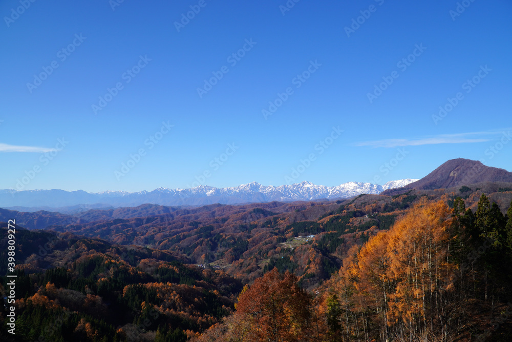 秋の大望峠からの眺め 秋の大望峠からの眺め