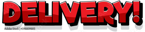 Text delivery banner on white background