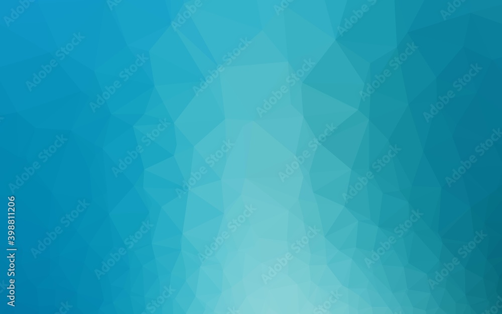 Light BLUE vector polygonal template. A vague abstract illustration with gradient. Template for a cell phone background. Light BLUE vector polygonal template. A vague abstract illustration with gradient. Template for a cell phone background.