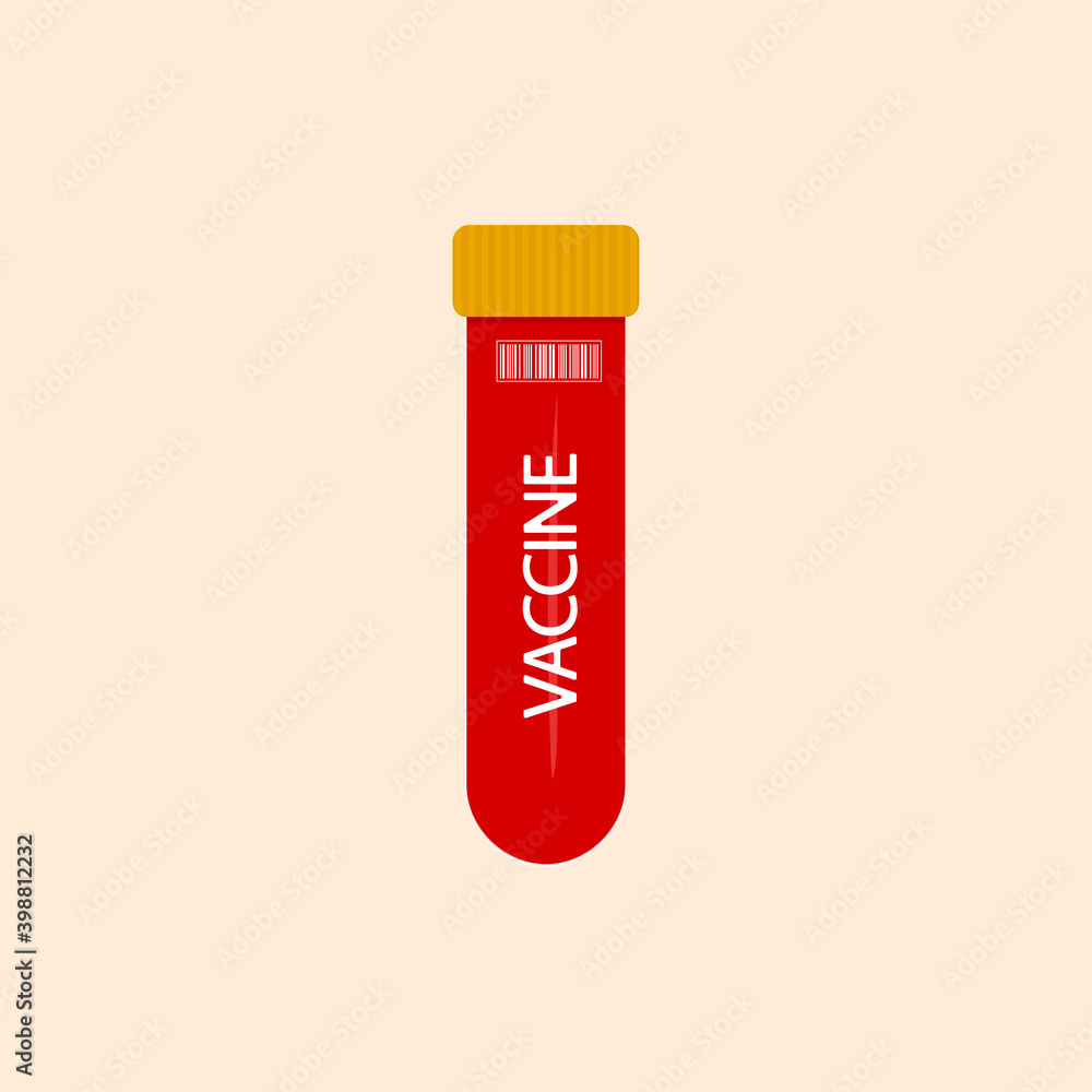 Medical vaccine against the virus. Test tube with medicine. A vaccine that kills the coronavirus. Medical vaccine against the virus. Test tube with medicine. A vaccine that kills the coronavirus.