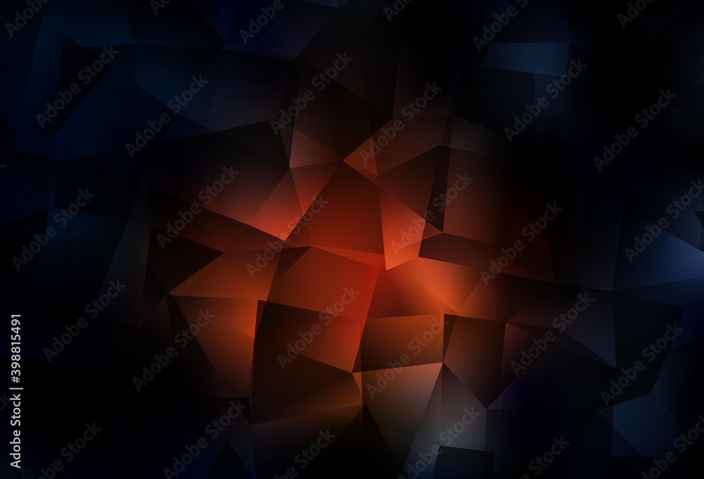 Dark Red vector shining triangular background. Dark Red vector shining triangular background.