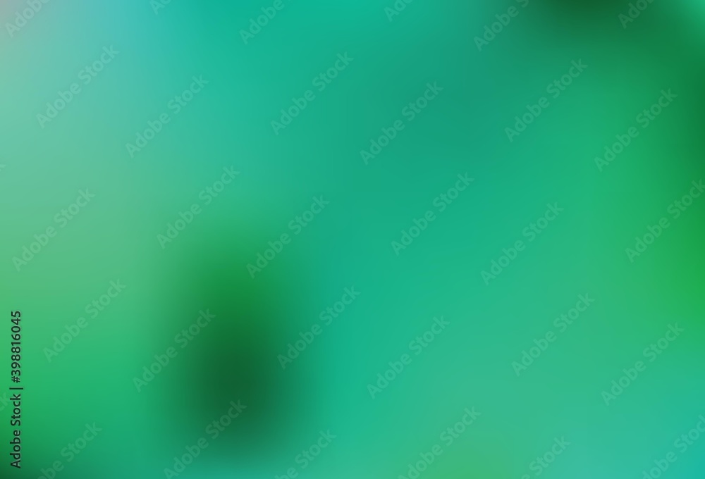 Light Green vector blurred bright template. Light Green vector blurred bright template.