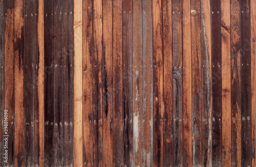Old Brown wood wall texture abstract background