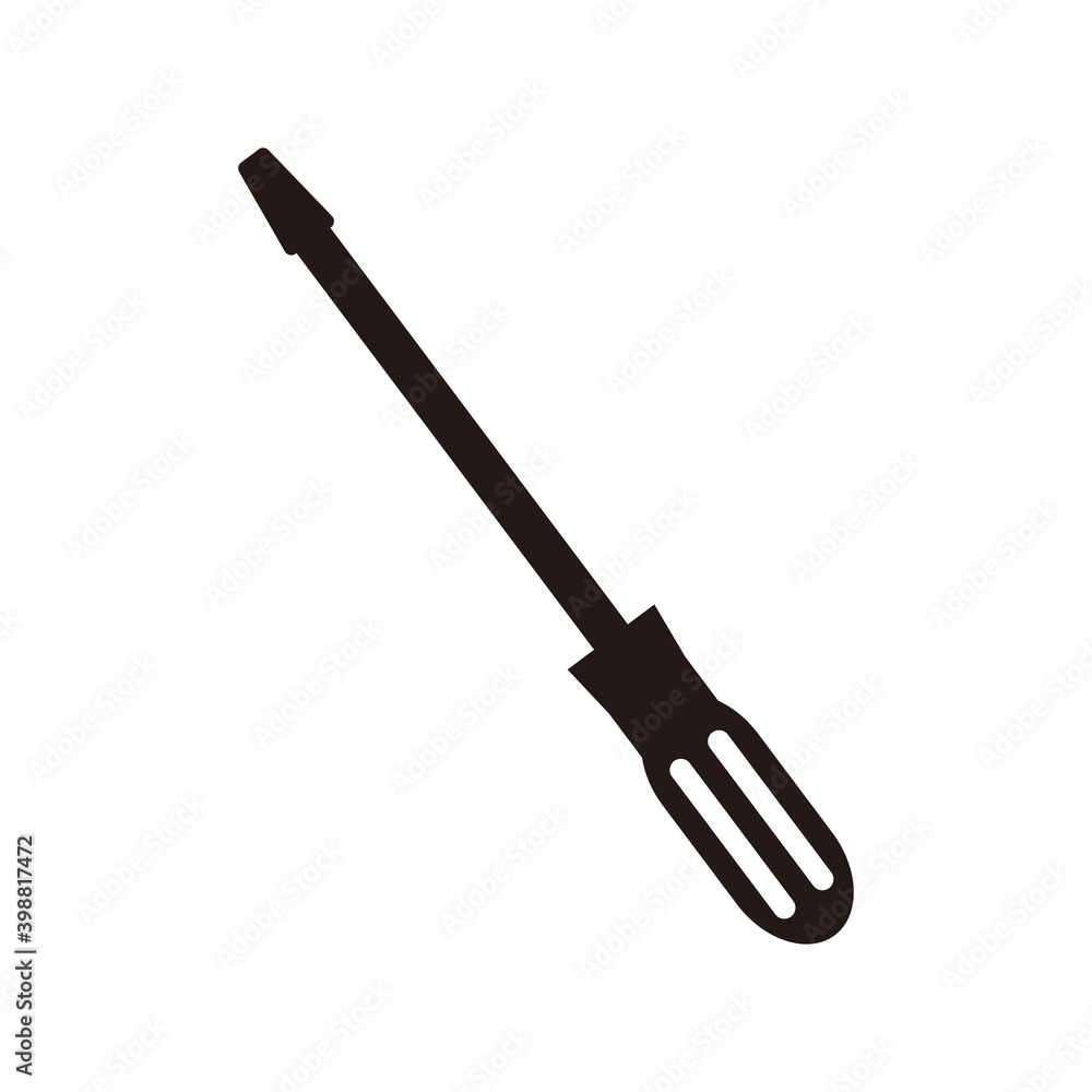 Fototapeta premium screwdriver vector icon illustration sign
