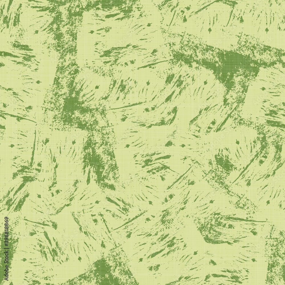Bright line green tropical foliage seamless pattern. High quality illustration. Vivid but simple palm tree leaves in happy light green shades with linen fabric texture overlay. Bright line green tropical foliage seamless pattern. High quality illustration. Vivid but simple palm tree leaves in happy light green shades with linen fabric texture overlay.
