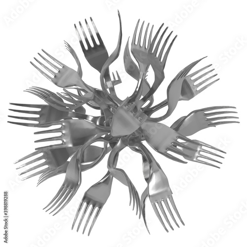 Canvas-taulu Fork Ball Meld