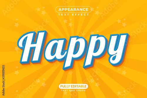 Happy Family Time Text Effect Style