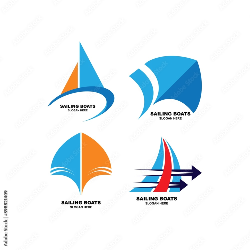 sailing boat logo template vector illustration
sailing boat logo template vector illustration