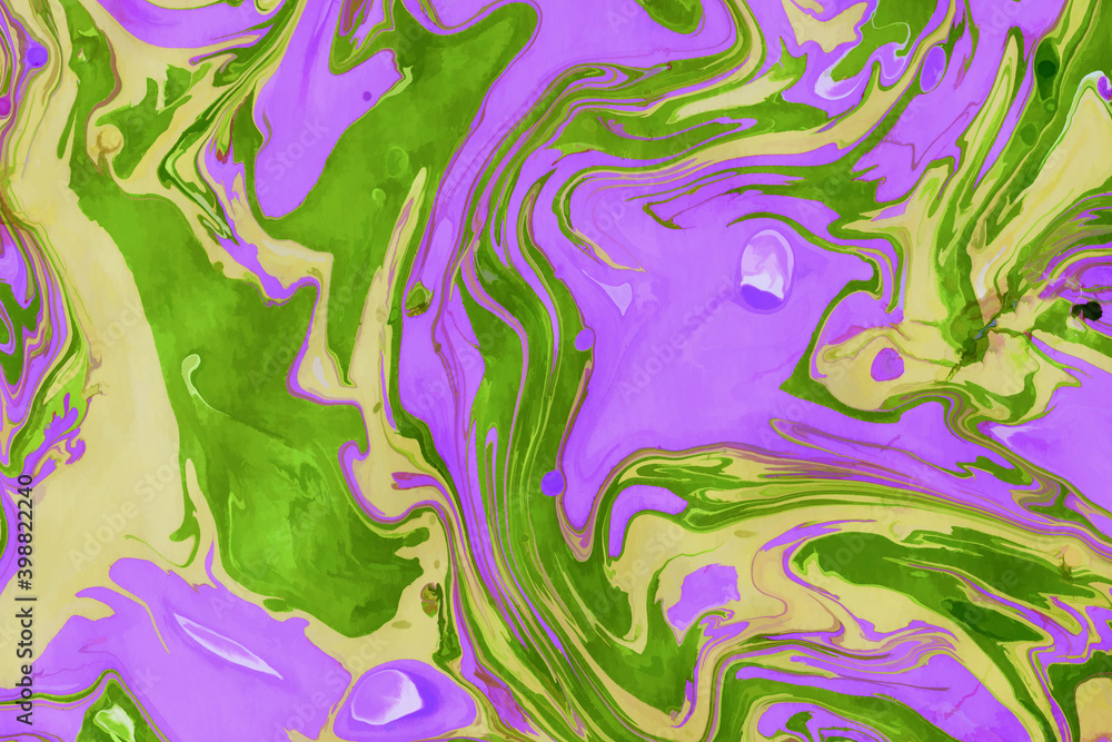 abstract light green and pink colorful marble texture pattern natural watercolor luxurious.