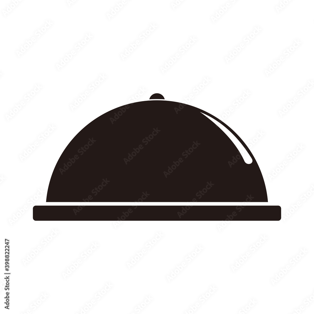 Restaurant Cloche icon vector illustration symbol Restaurant Cloche icon vector illustration symbol