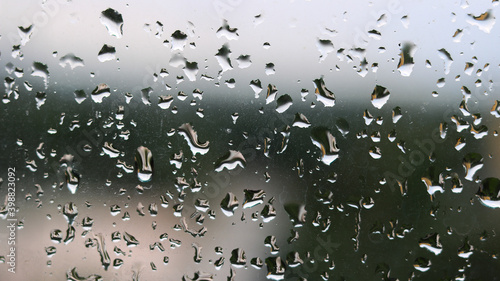 raindrops on window