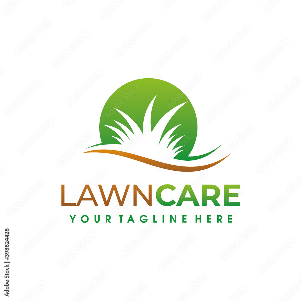 Lawn care logo. lawn services logo design vector Lawn care logo. lawn services logo design vector
