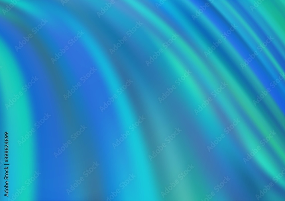 Fototapeta premium Light BLUE vector pattern with bubble shapes. A vague circumflex abstract illustration with gradient. A new texture for your ad, booklets, leaflets.