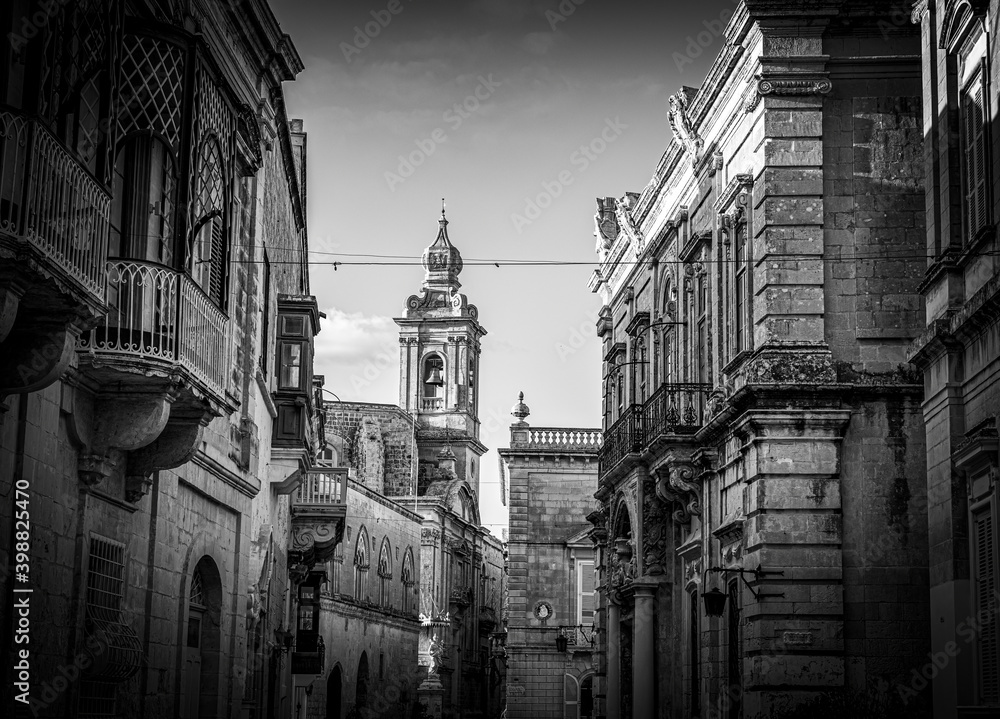 Obraz premium Cityscapes of Mdina - the former capital city of Malta