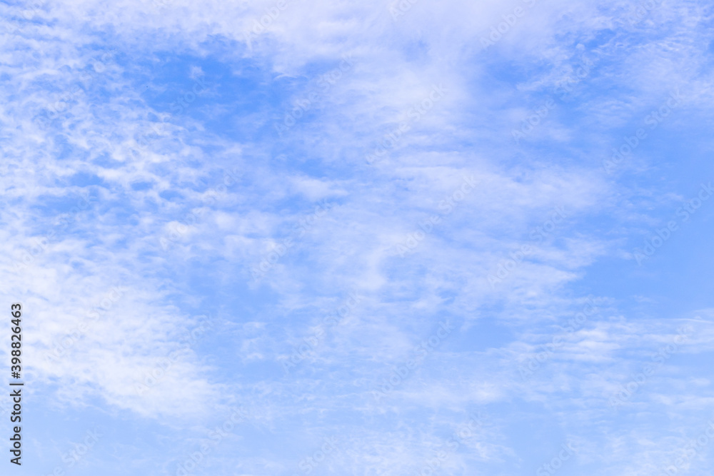 Clear blue color sky with white cloud background Clear blue color sky with white cloud background