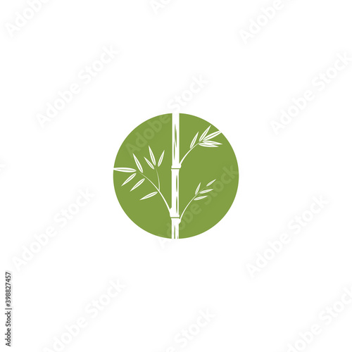 Bamboo Logo Template vector icon illustration design