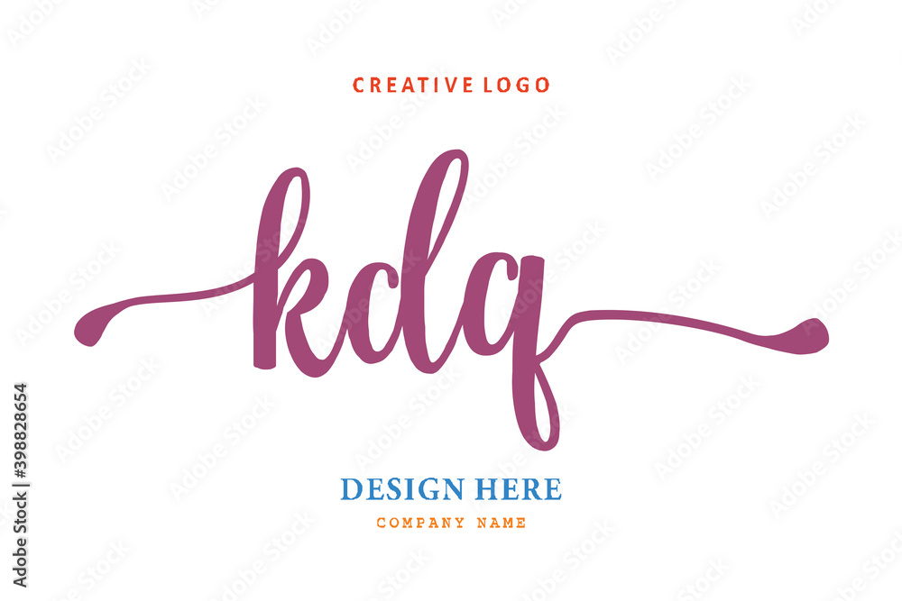 KDQ lettering logo is simple, easy to understand and authoritative KDQ lettering logo is simple, easy to understand and authoritative